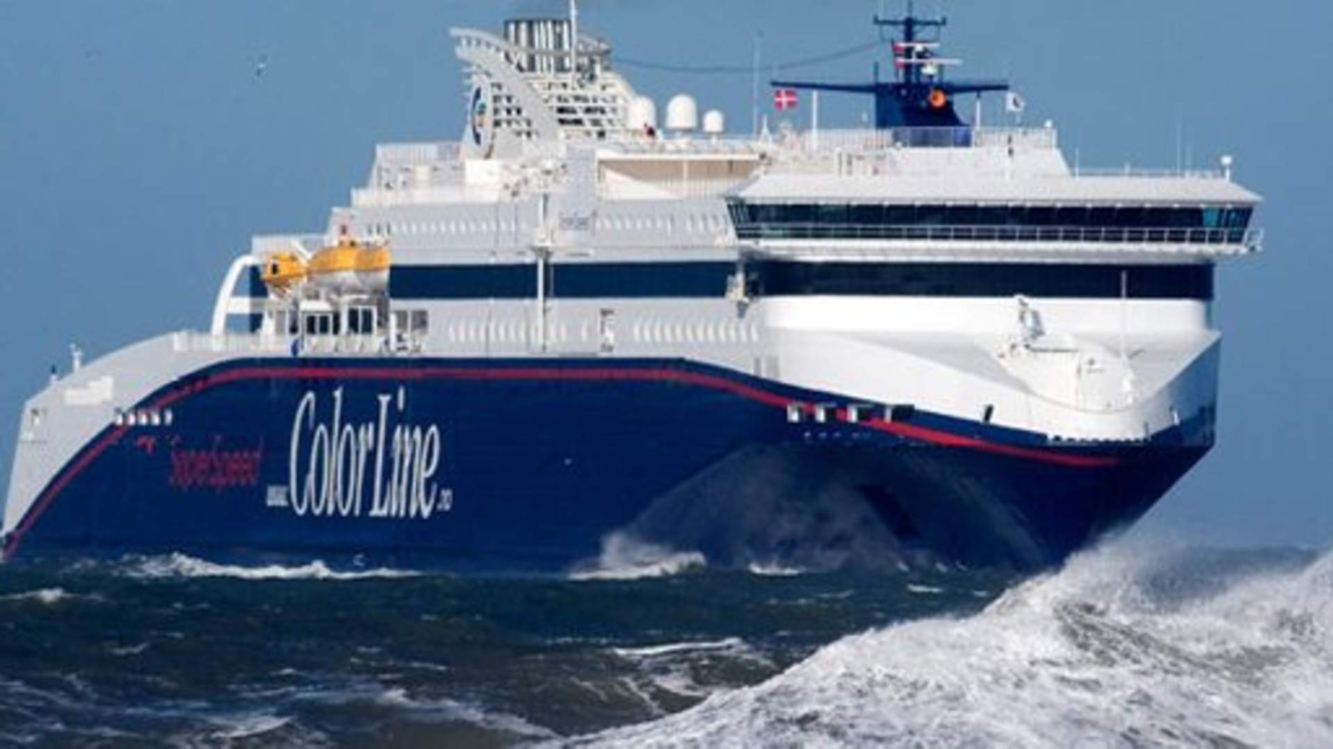 Color Line Ferry at Norwegian port