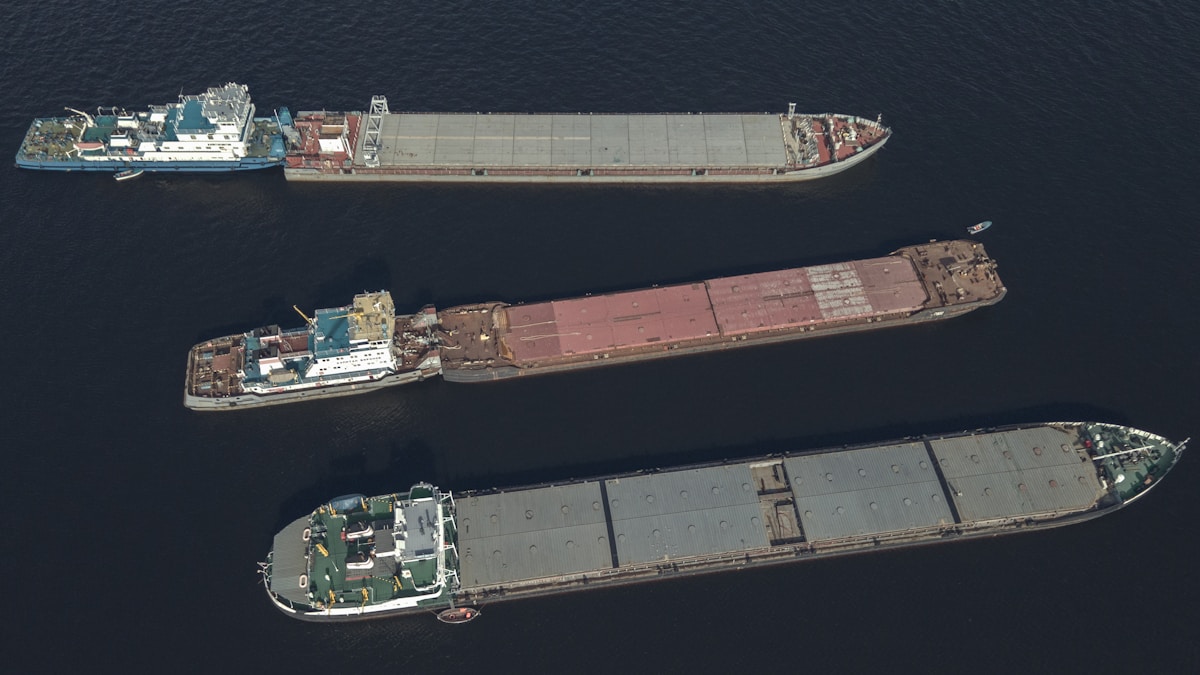 Multiple ferry vessels at harbor showing fleet comparison options