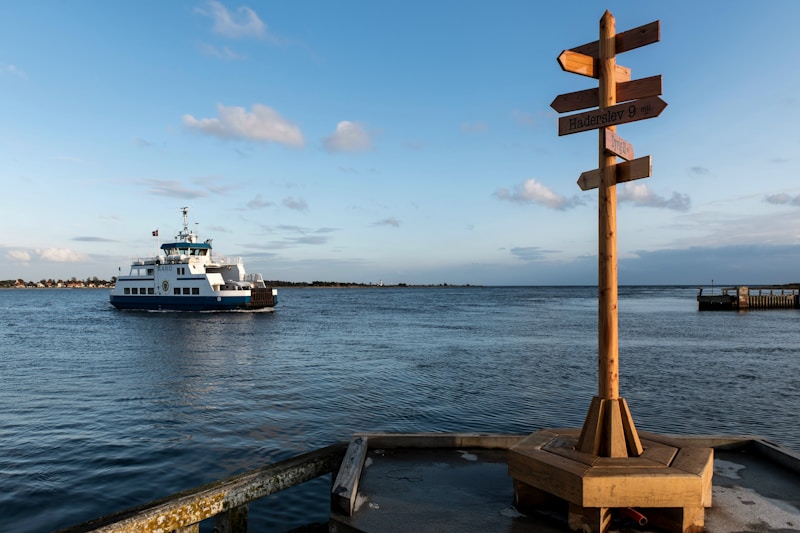 Large ferry vessel demonstrating scale and capacity for comparison