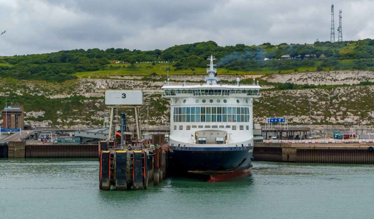 Dover-Calais ferry terminal and crossing experience showing efficient operations