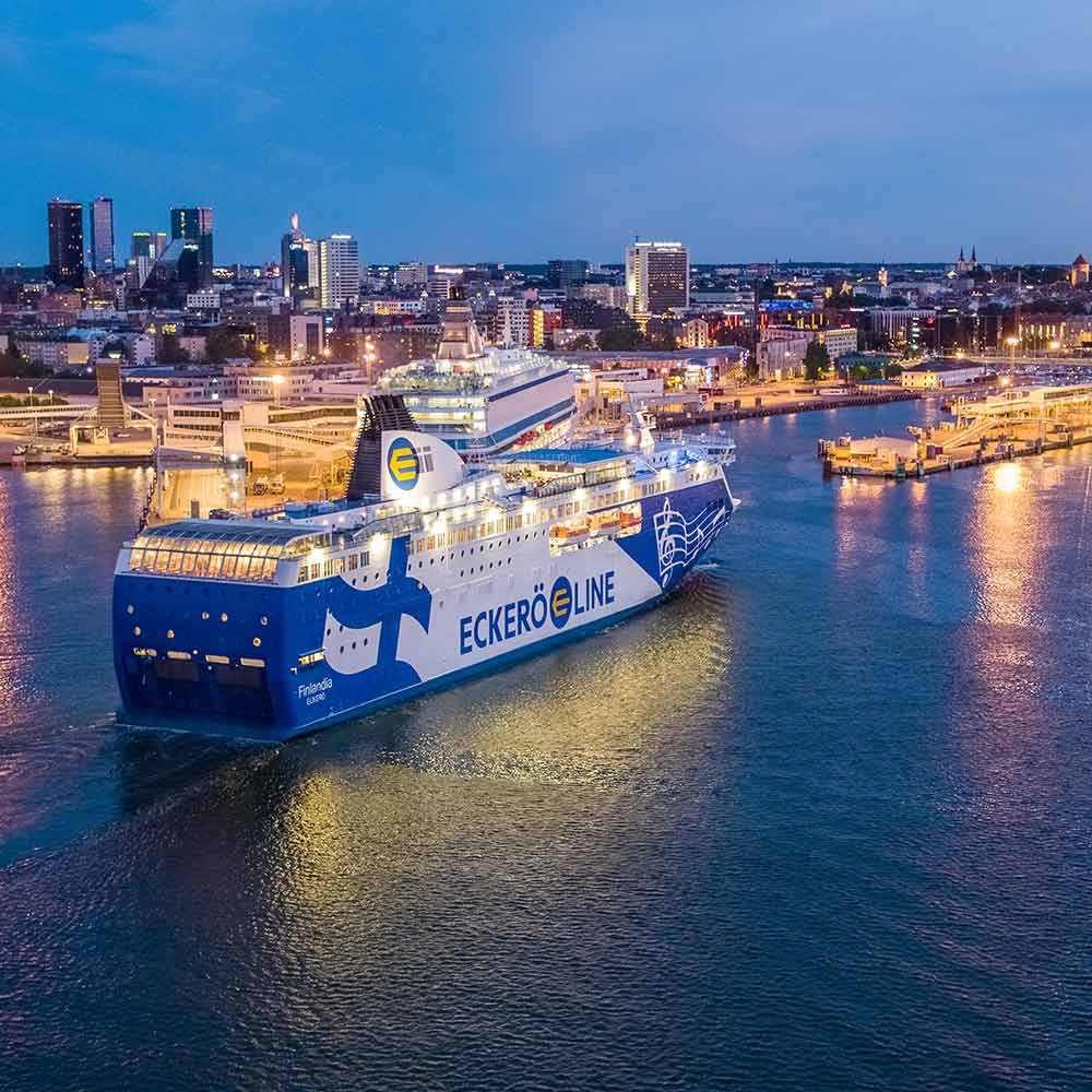 Eckerö Line ferry serving Baltic Sea routes from Åland Islands