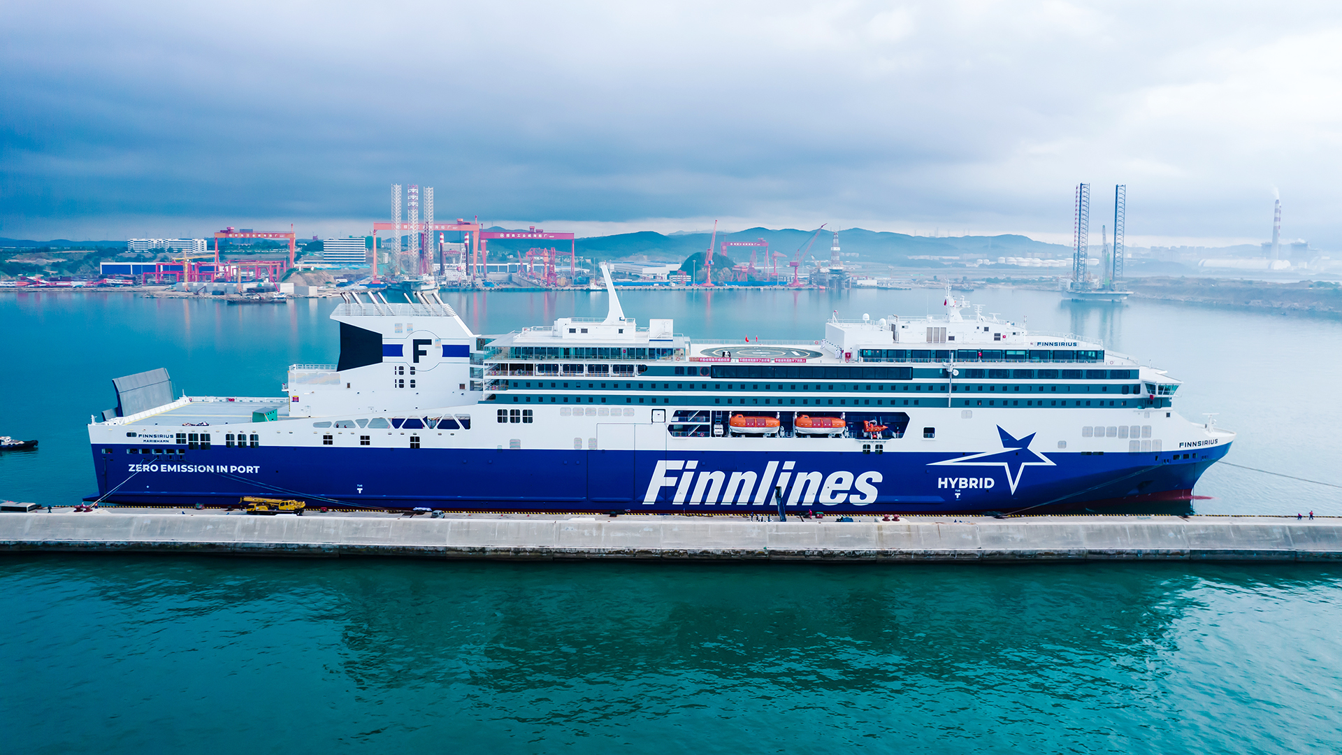 Finnlines vessel operating in Baltic Sea region