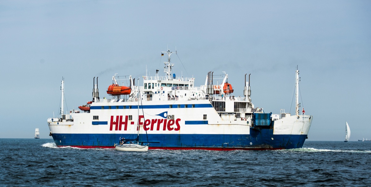 Harwich to Hook of Holland ferry route showcasing the overnight crossing to the Netherlands