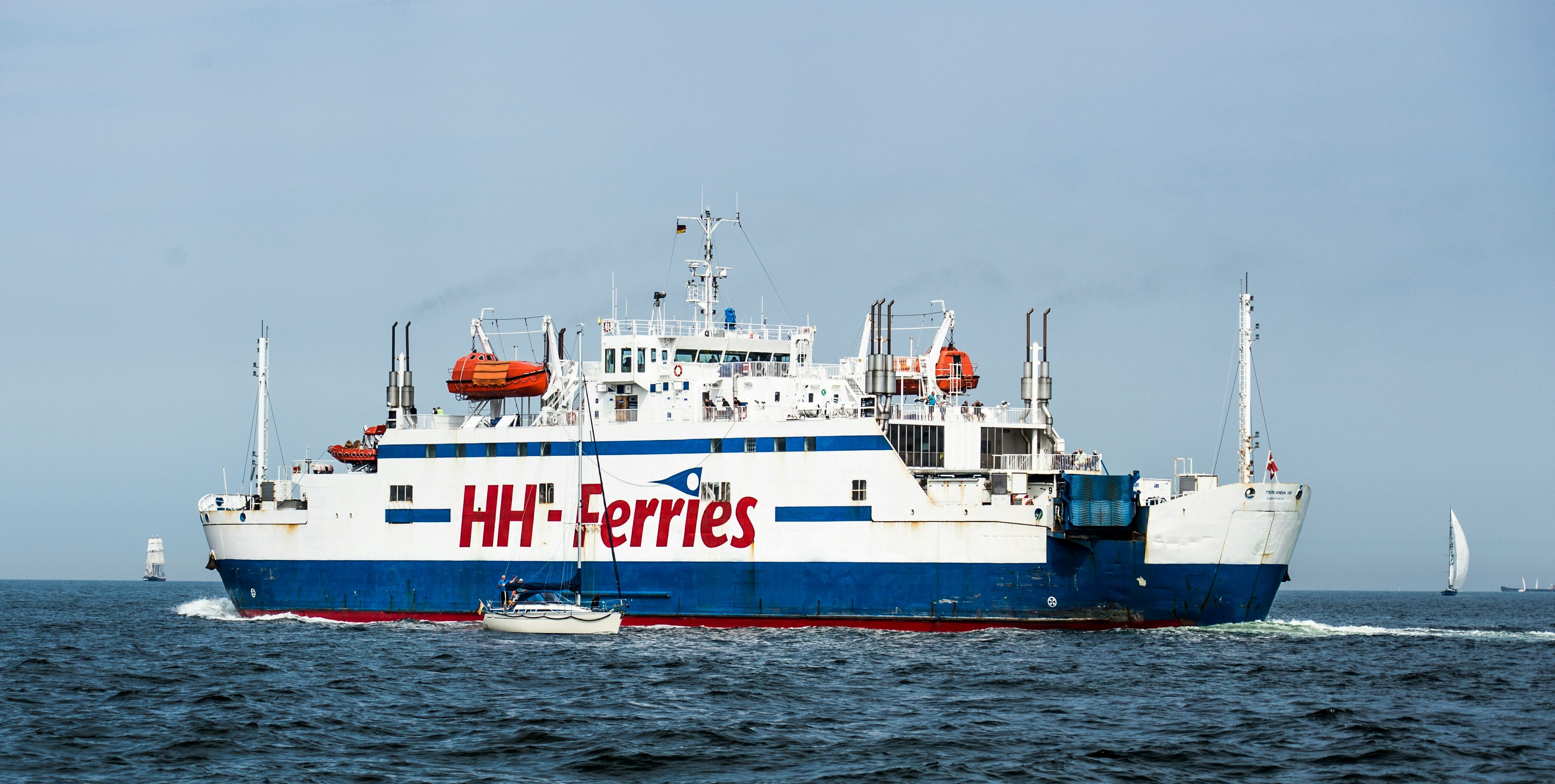 Harwich to Hook of Holland Ferry Guide ferry approaching the iconic White Cliffs on the busiest cross-Channel route