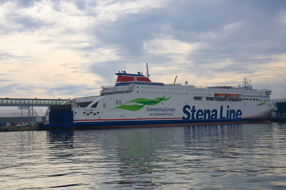 Stena Line ferry at sea demonstrating modern fleet and service quality