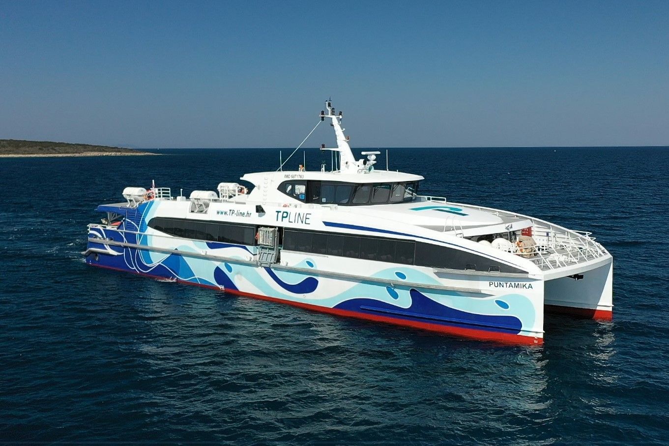 TP Line ferry providing Italy-Albania Adriatic crossing